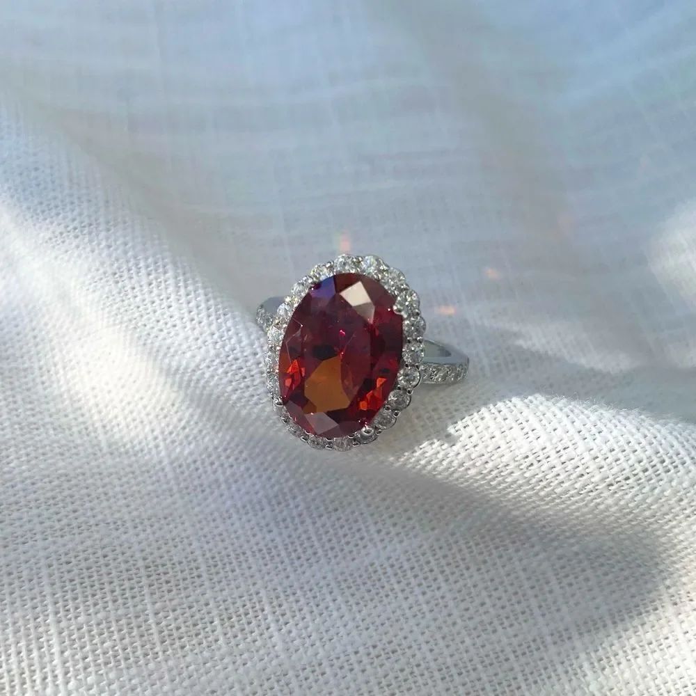Adjustable Dragon red fire zircon ring 🔥